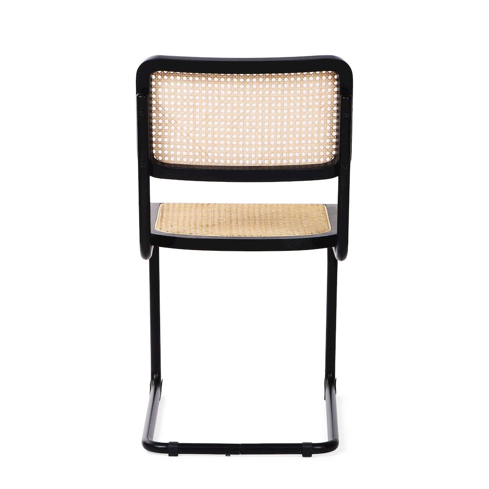 Arwan Black Cane Dining Side Chair, Set of 2. Picture 2