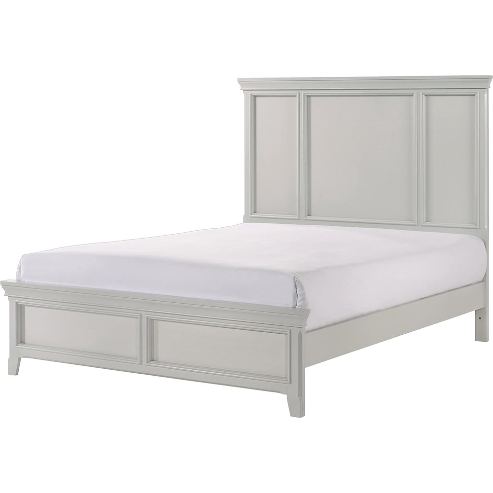 Grey Meadow King Bed. Picture 1