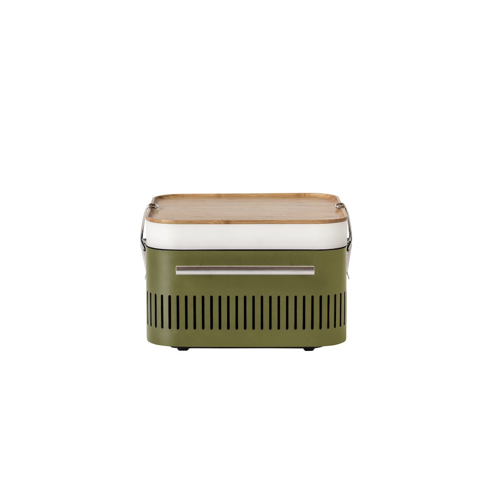 CUBE™ Portable Charcoal Grill - Khaki. Picture 2