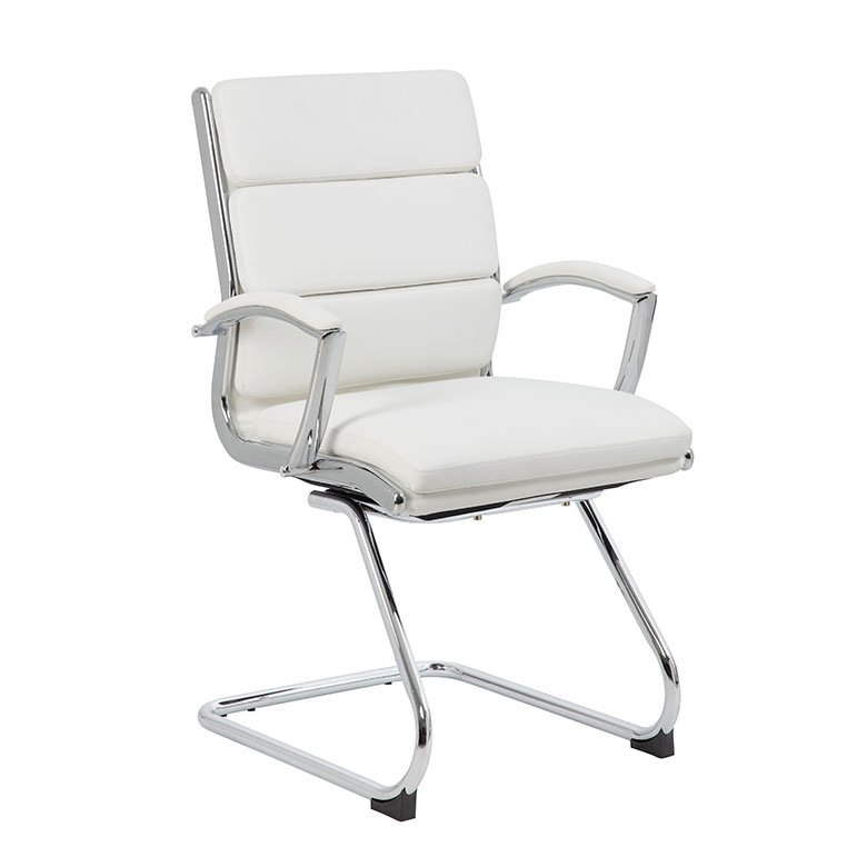 Boss Executive CaressoftPlus™ Chair with Metal Chrome Finish - Guest Chair. Picture 7