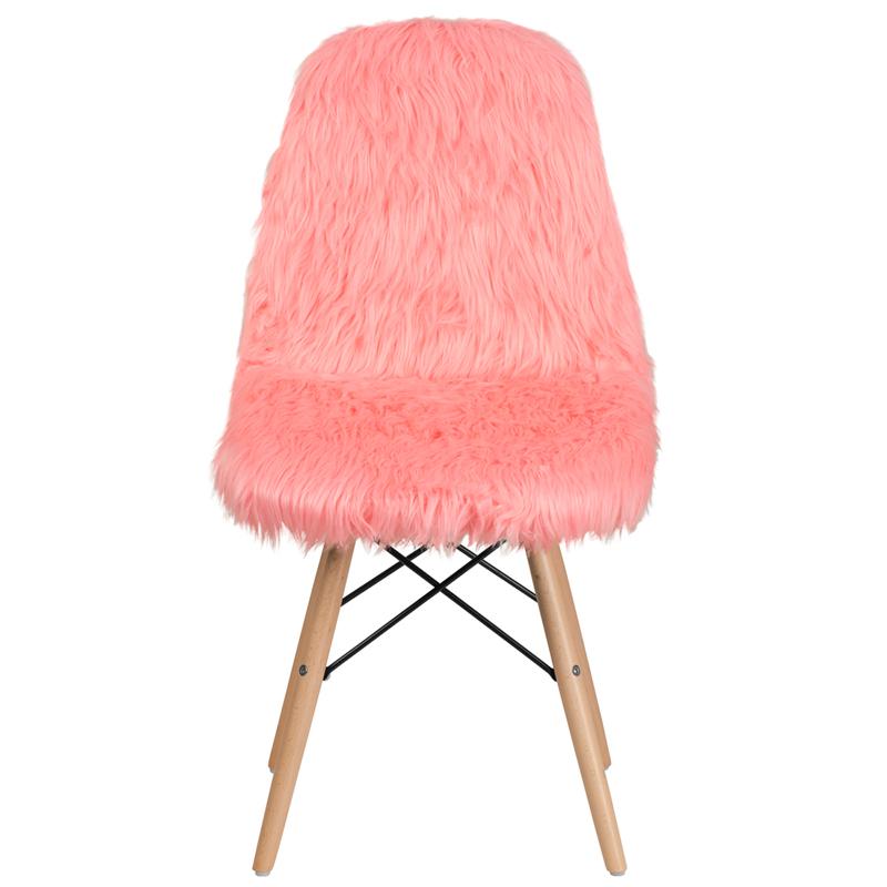 Shaggy Dog Hermosa Pink Accent Chair. Picture 4
