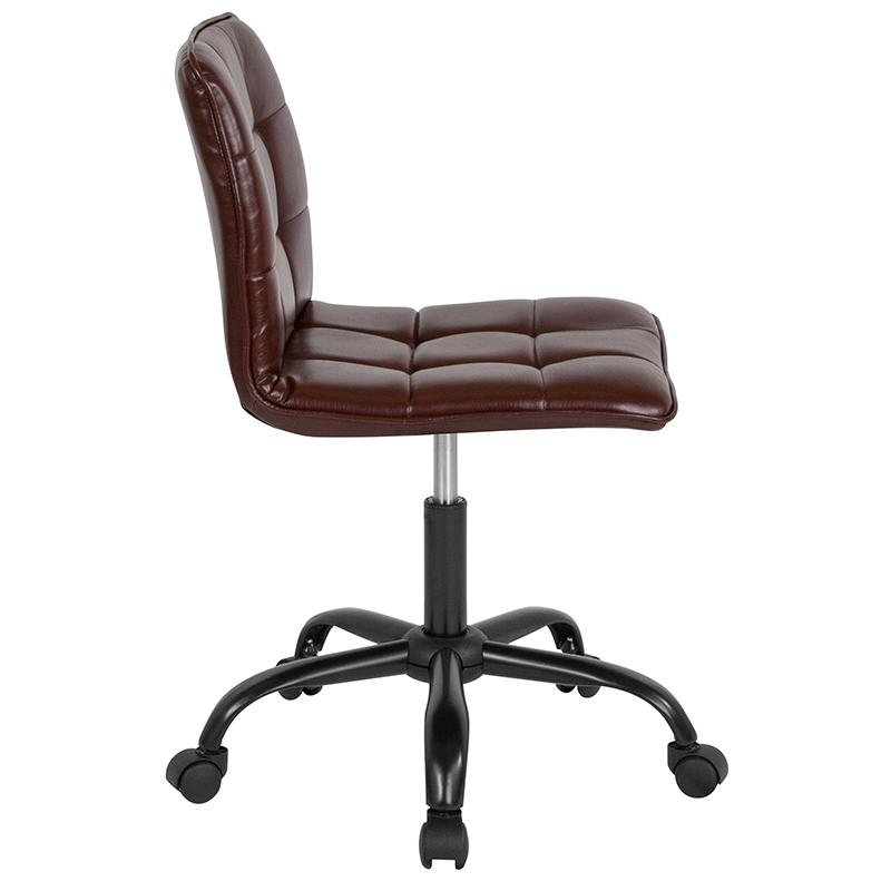 Sorrento Home and Office Task Chair in Brown LeatherSoft. Picture 2