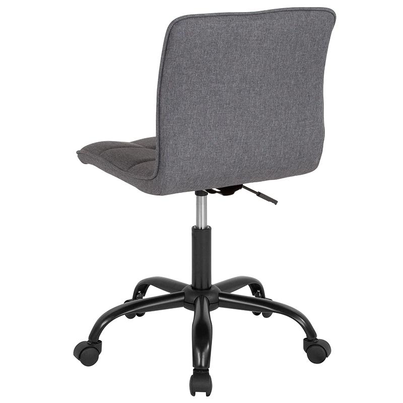 Sorrento Home and Office Task Chair in Dark Gray Fabric. Picture 3