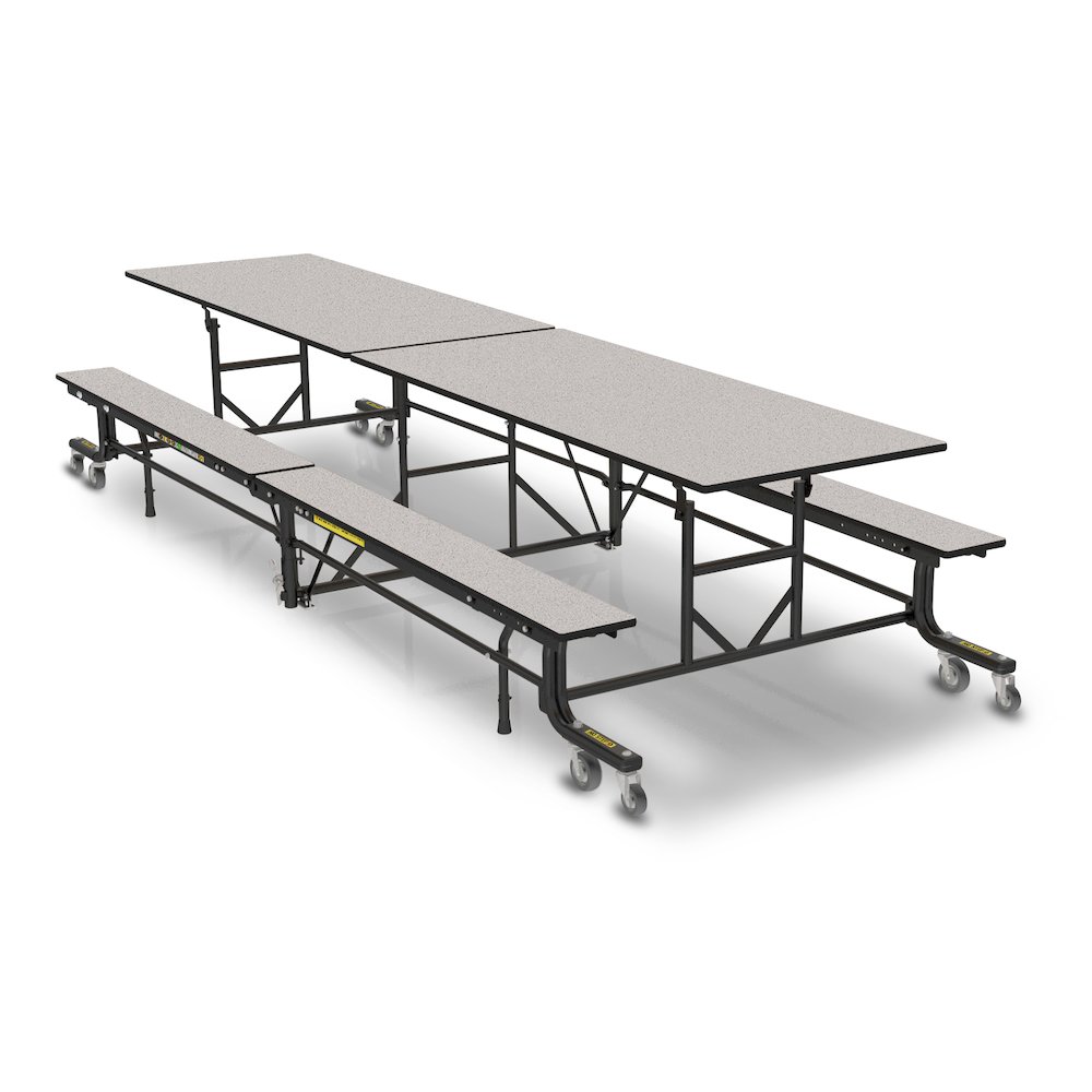Folding Bench Cafeteria Table. Picture 1