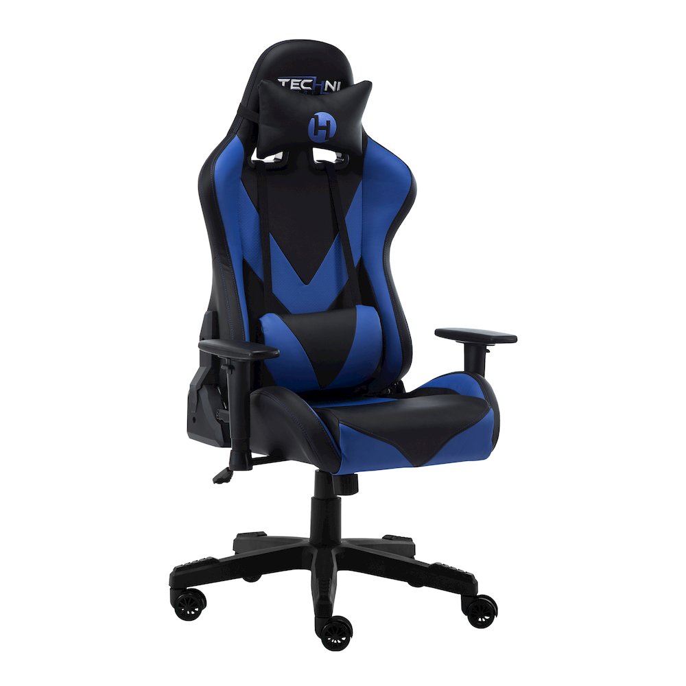 Techni Sport TS-92 Office-PC Gaming Chair, Blue. Picture 1