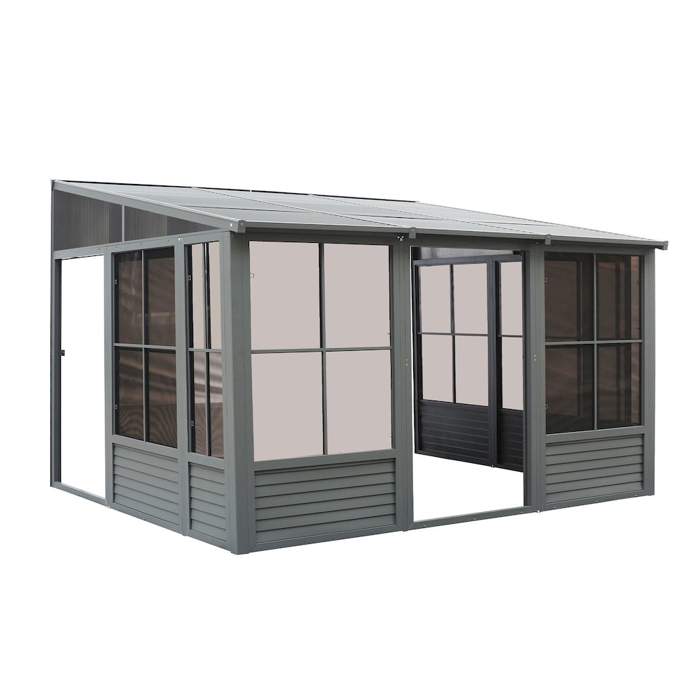 Florence Add-A-Room with Metal Roof 10 Ft. x 12 Ft. in Slate. Picture 1