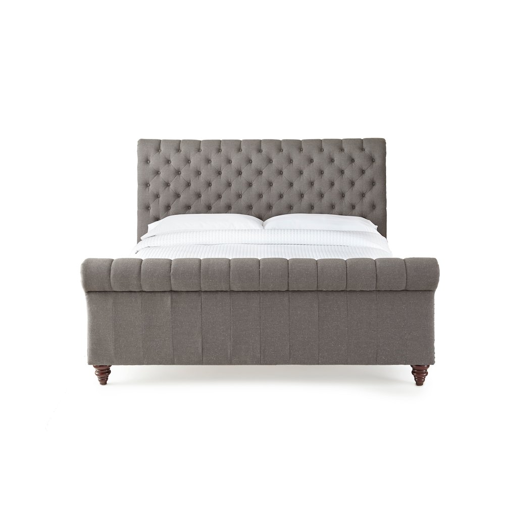 Swanson Queen Bed Gray. Picture 3