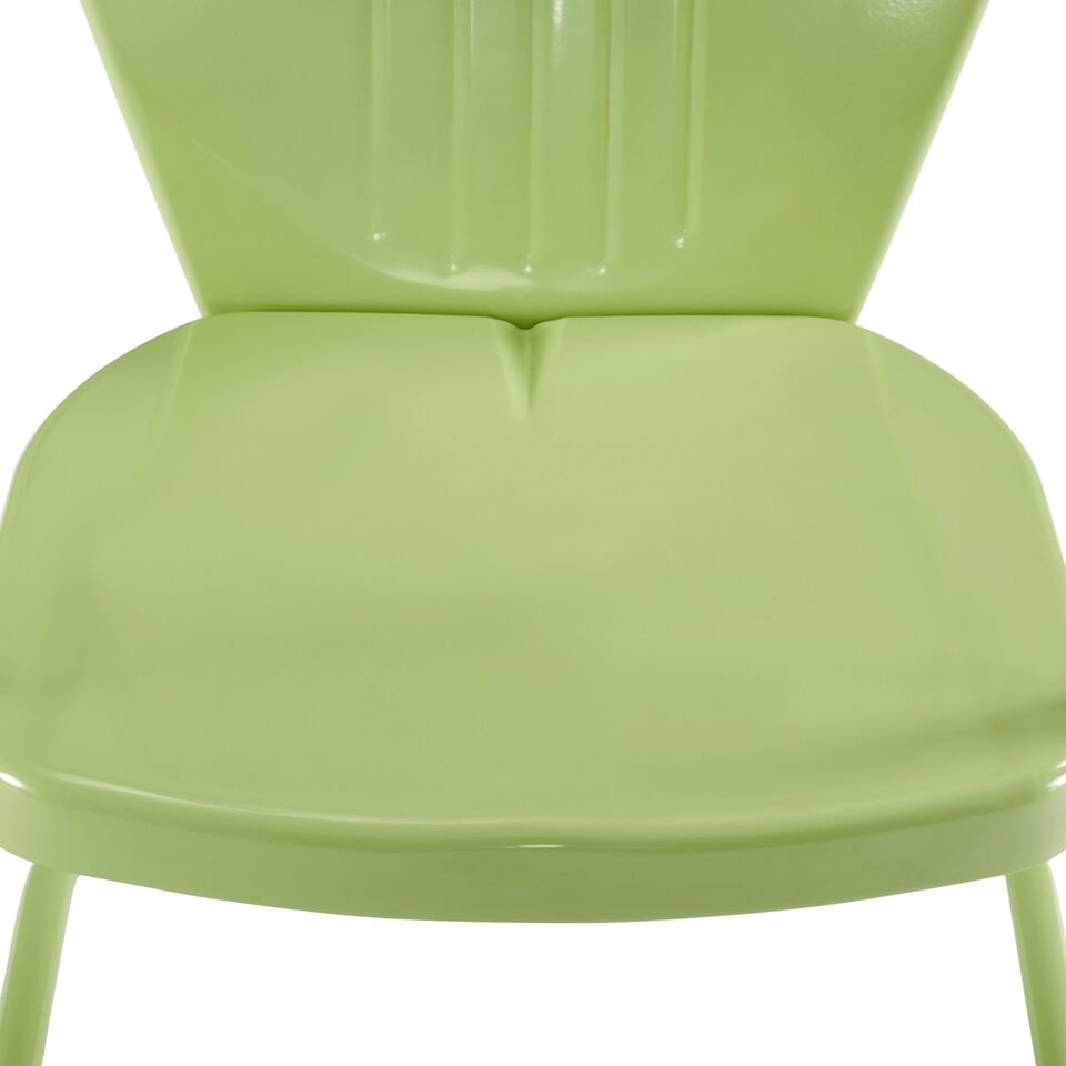 Griffith Outdoor Metal Armchair Key Lime Gloss. Picture 7
