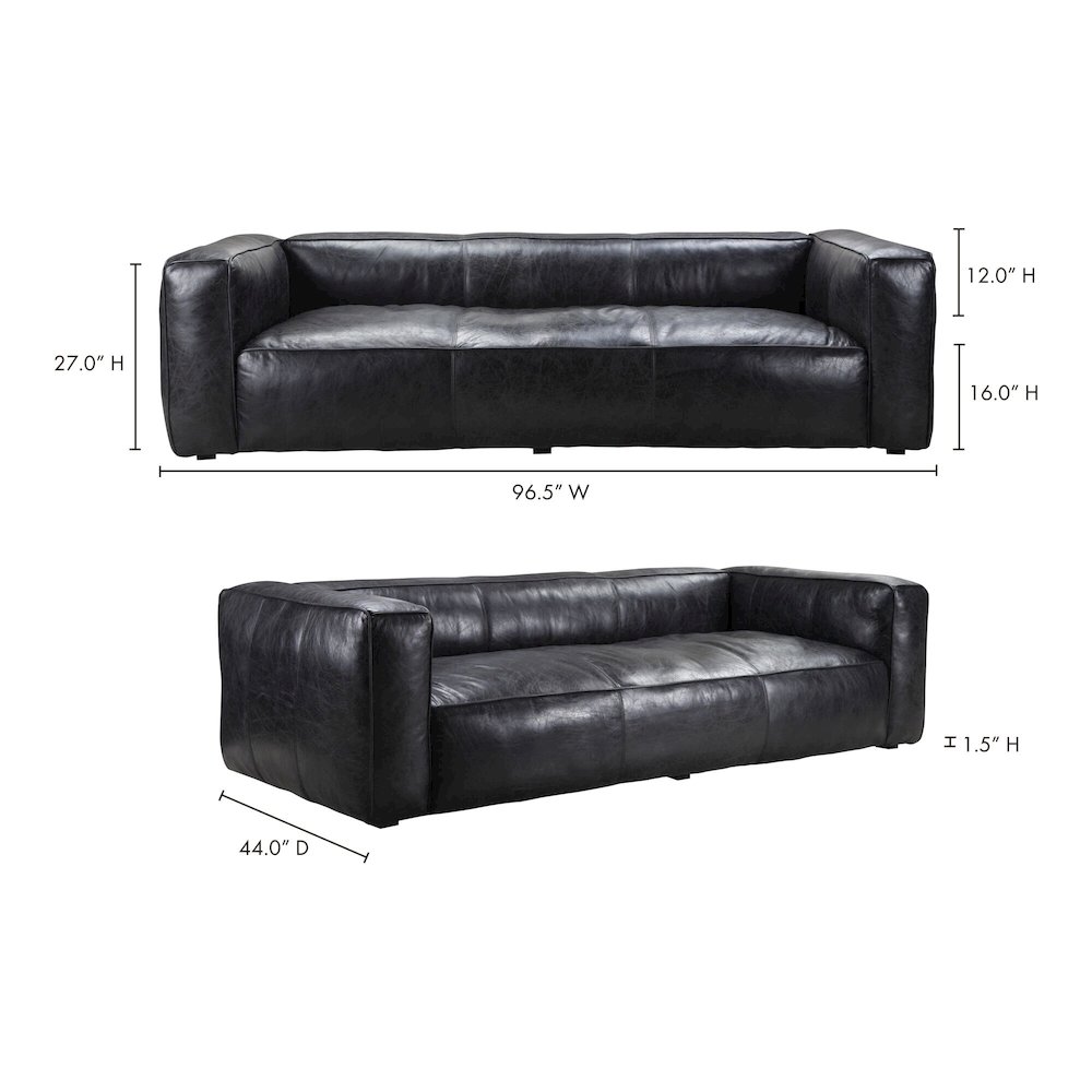 Kirby Sofa Charcoal. Picture 9
