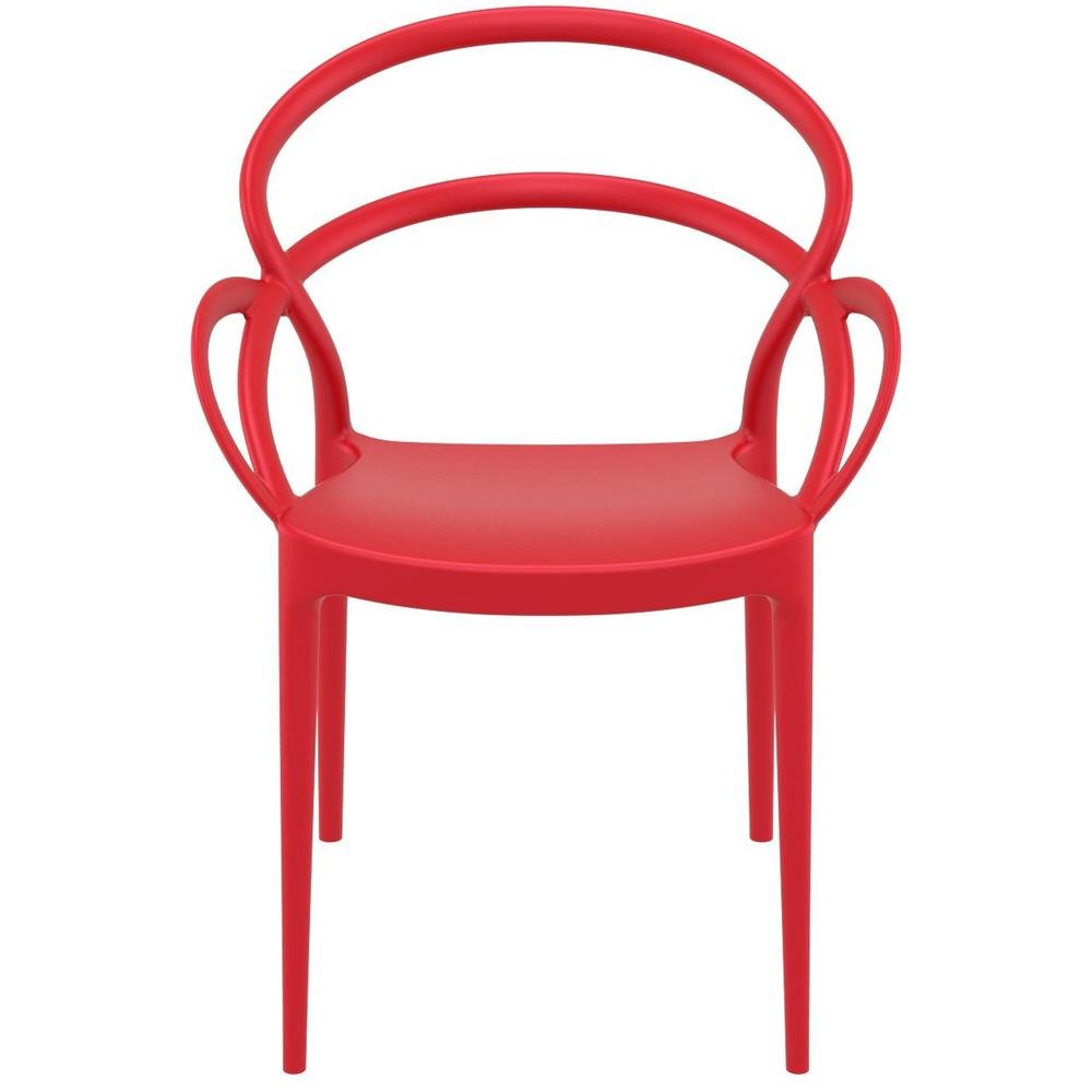 Dining Arm Chair, Set of 2, Red, Belen Kox. Picture 2