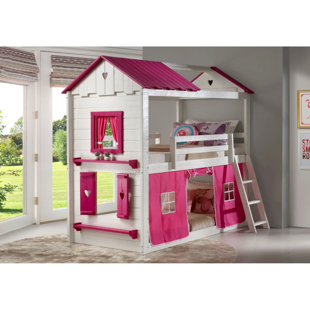 SWEET HEART BUNK W/PINK TENT KIT. Picture 1