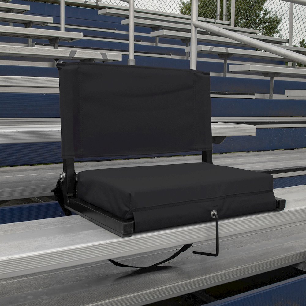 Stadium Chairs for Bleachers w/ Back Support. Picture 7