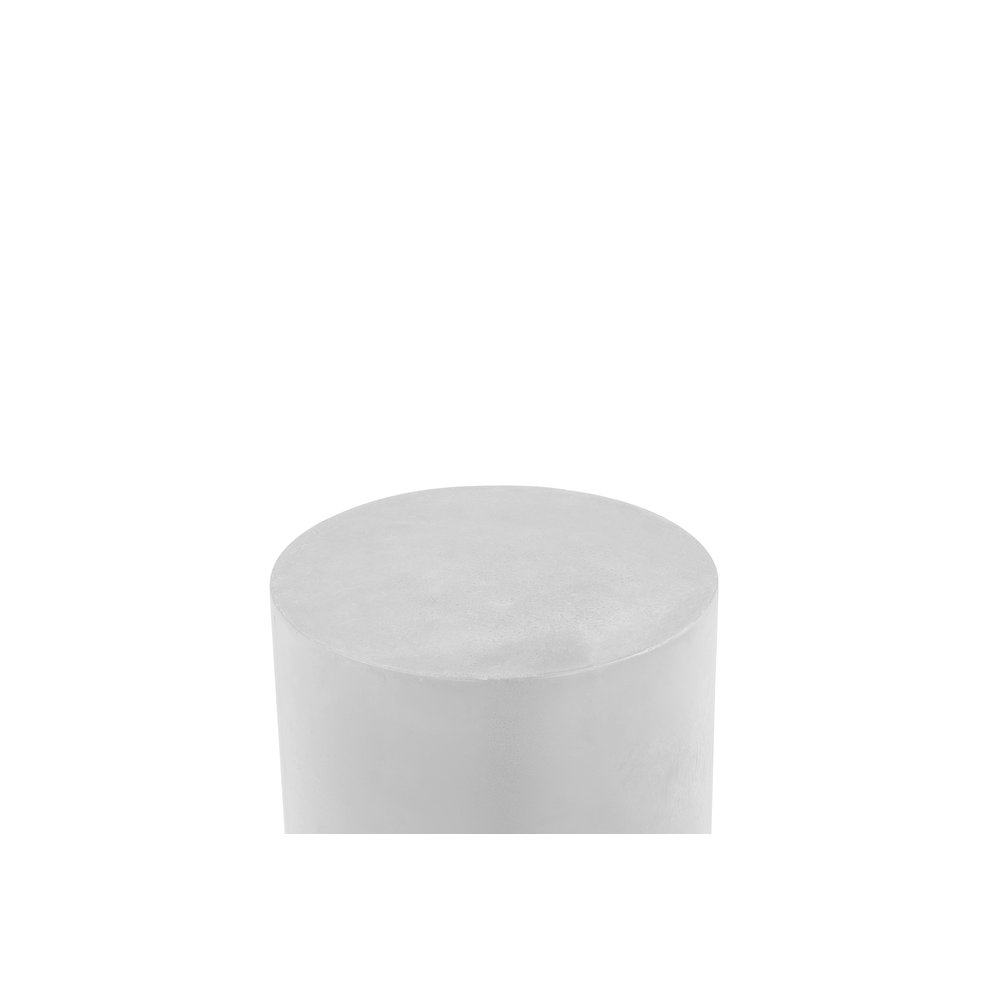 Don Round Pedestal Low in Light Gray Concrete. Picture 2