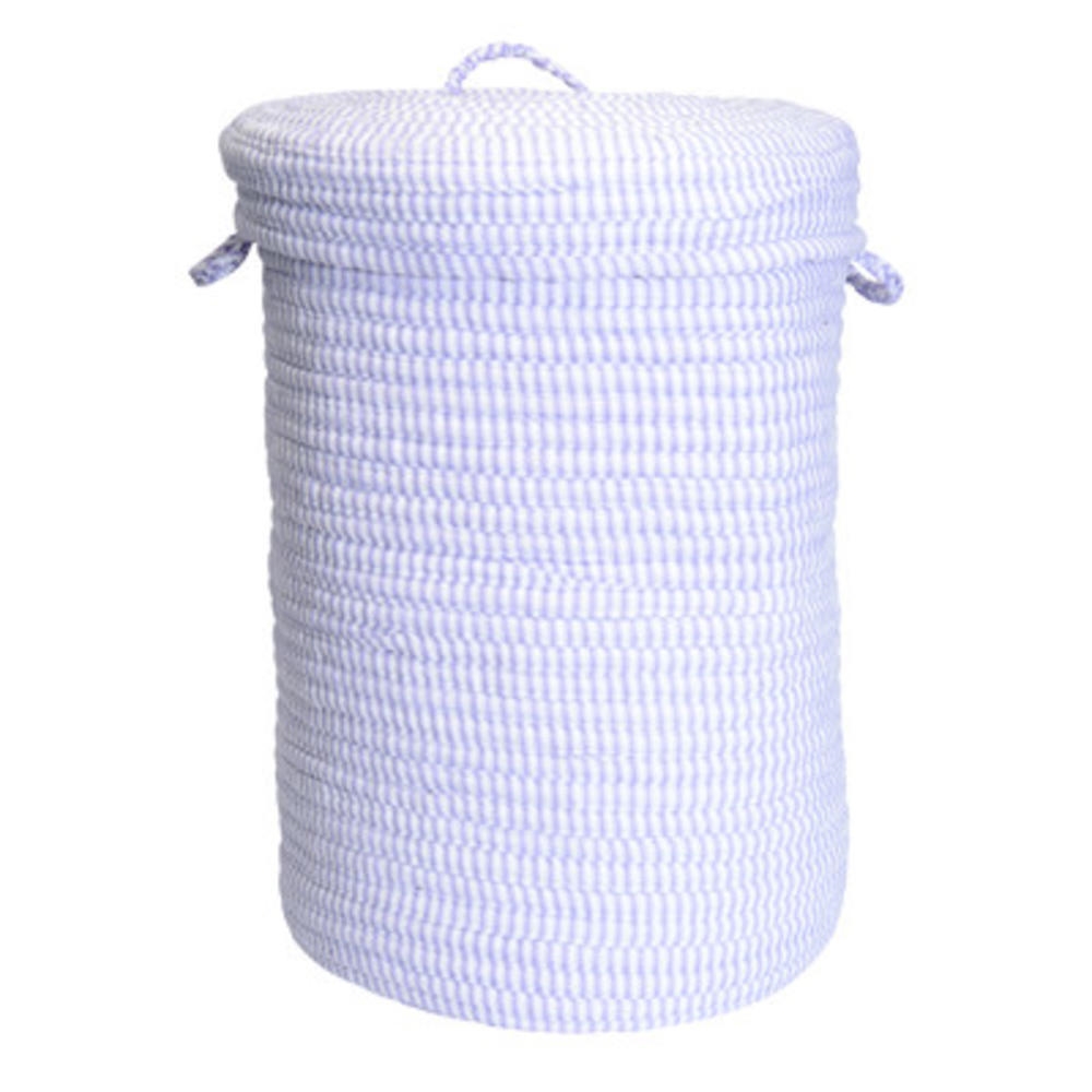 Ticking Solids Gray - 18" x 18" x 30" Hamper. Picture 1