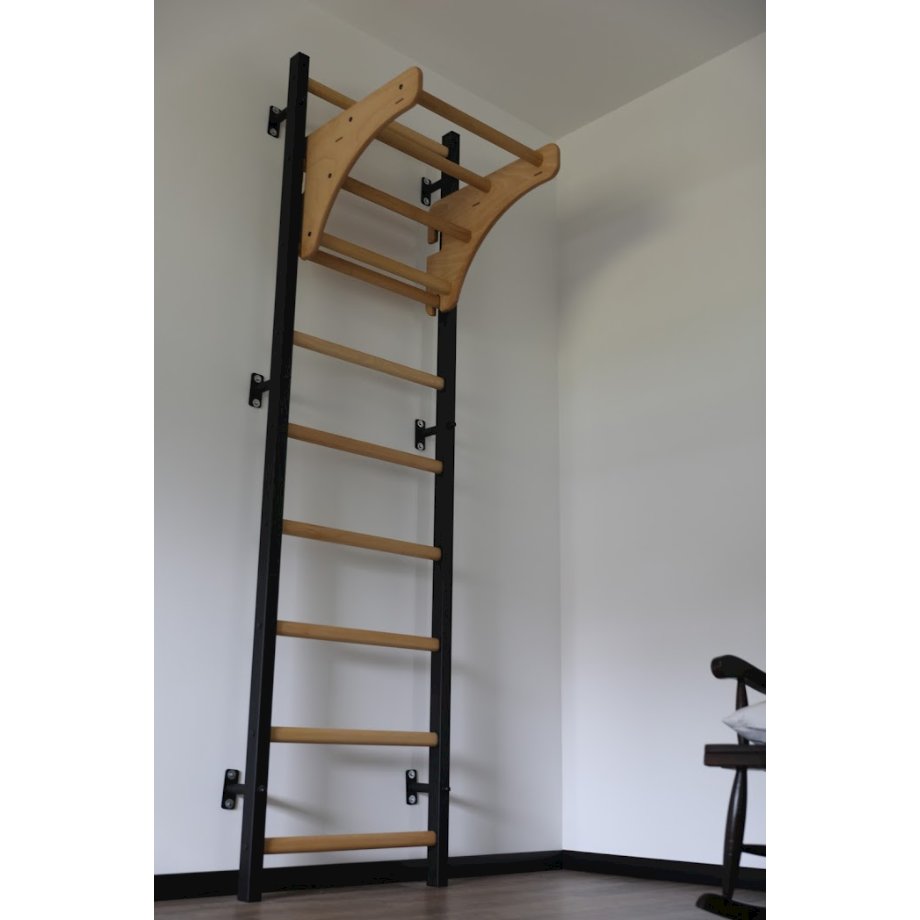 Wall bars BenchK 711B with wooden pull up bar. Picture 2