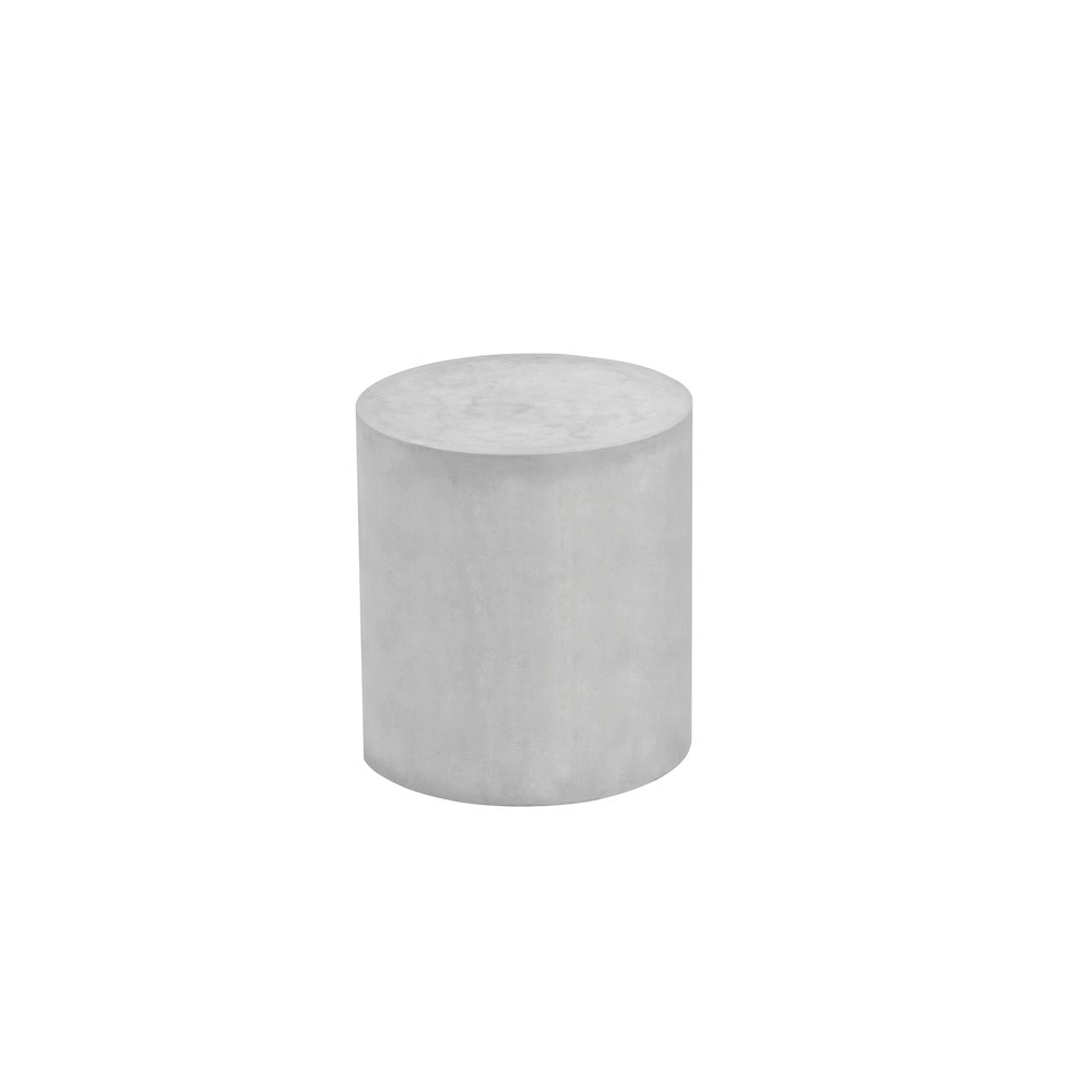 Thurman Side Table in Light Gray Concrete. Picture 1