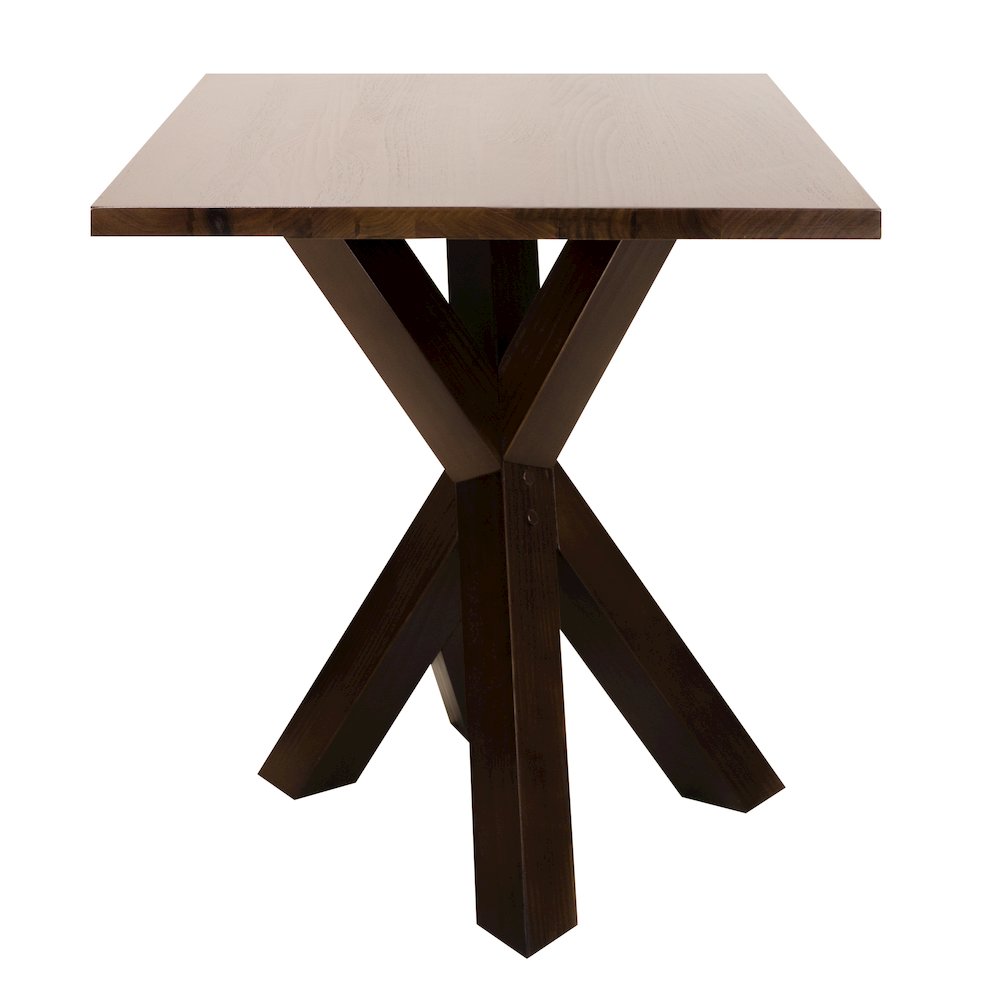 Ridgefield End Table with 1" Thick Solid Walnut Wood Top. Picture 5