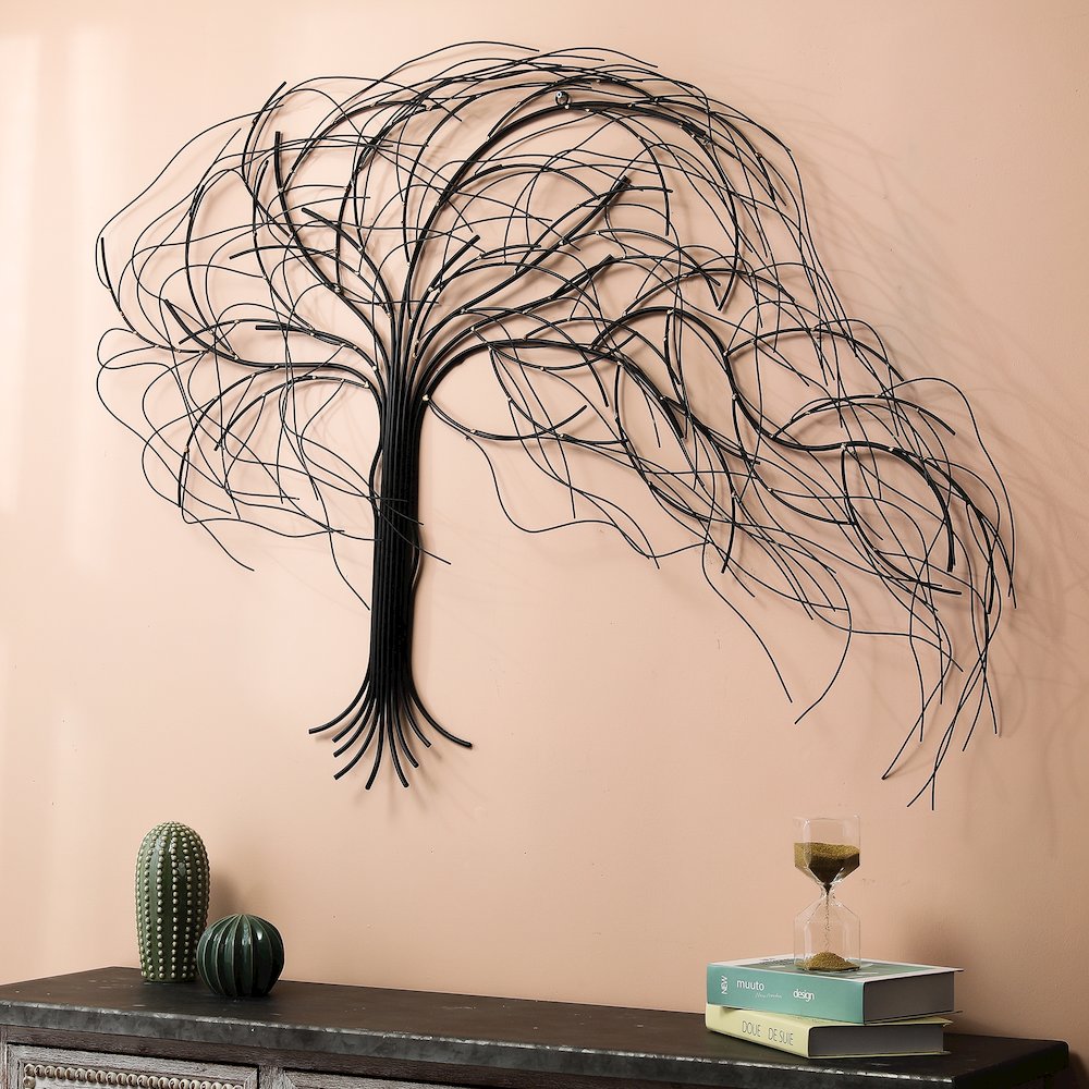 Metal Windy Tree Wall Decor. Picture 3