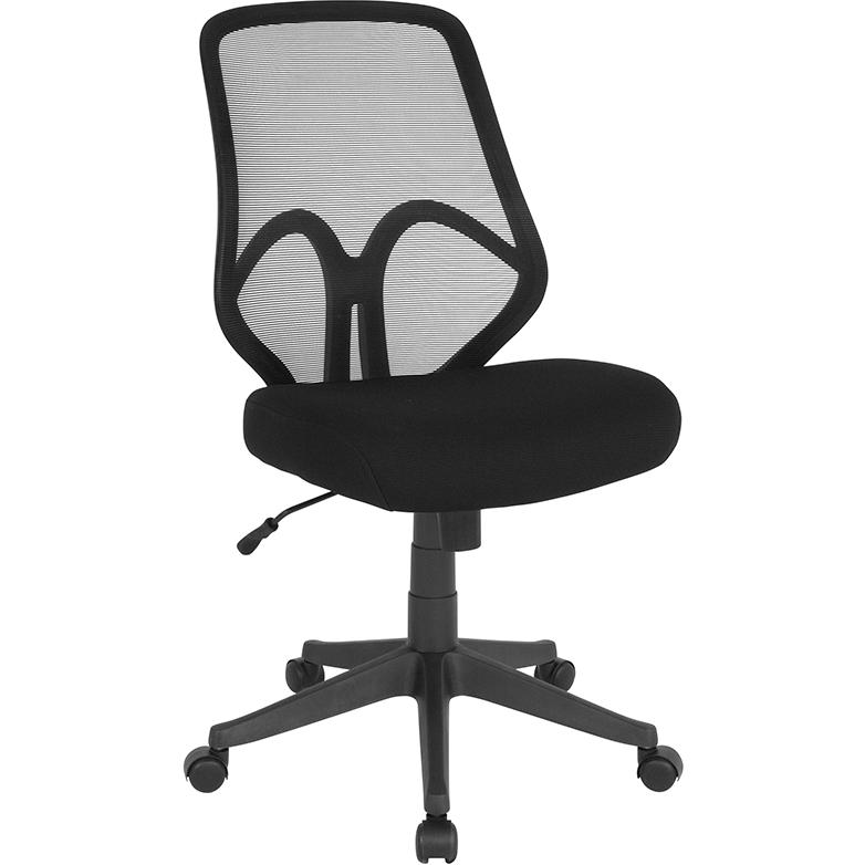 Salerno Series High Back Black Mesh Office Chair. The main picture.