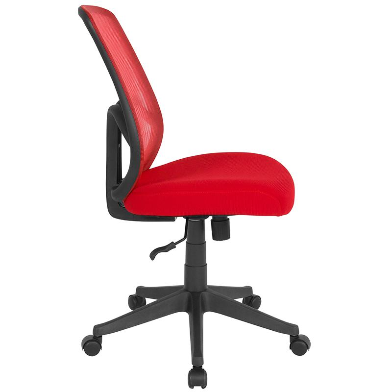 Salerno Series High Back Red Mesh Office Chair. Picture 2