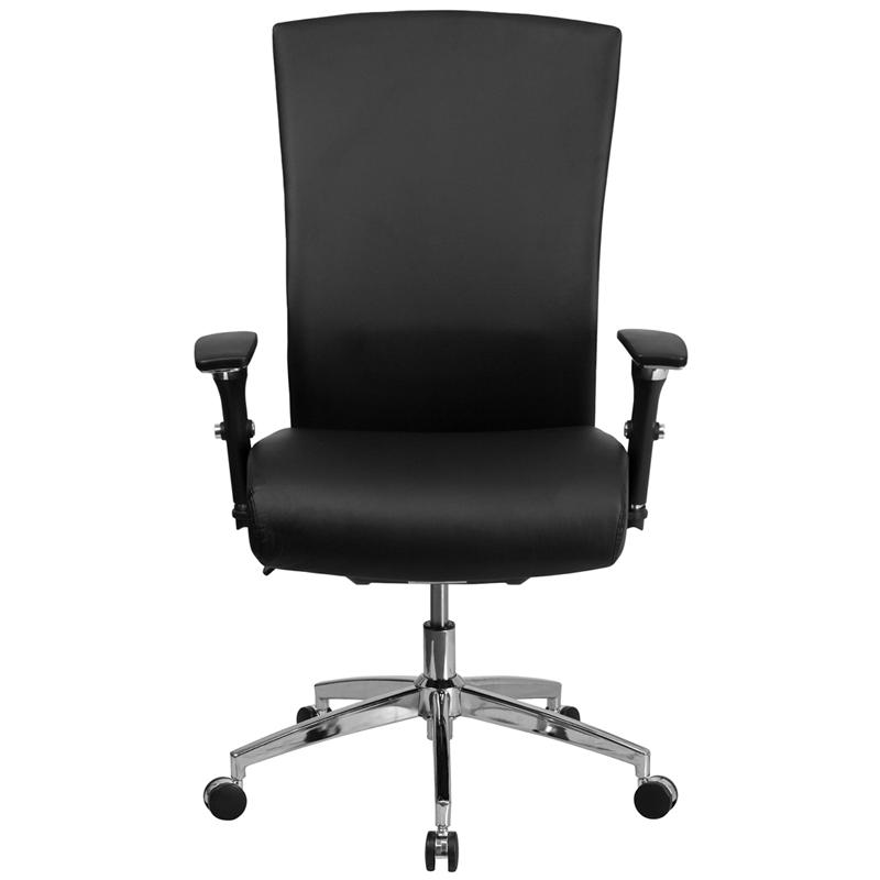 300 lb. Rated Black Multifunction Office Chair with Seat Slider. Picture 4
