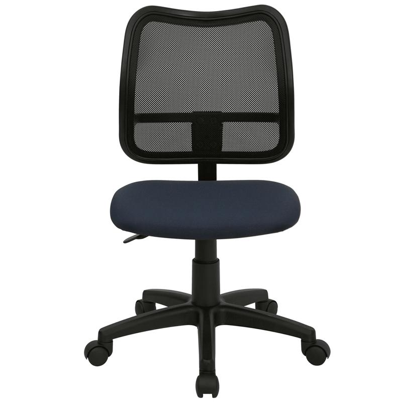 Mid-Back Navy Blue Mesh Swivel Task Office Chair. Picture 4